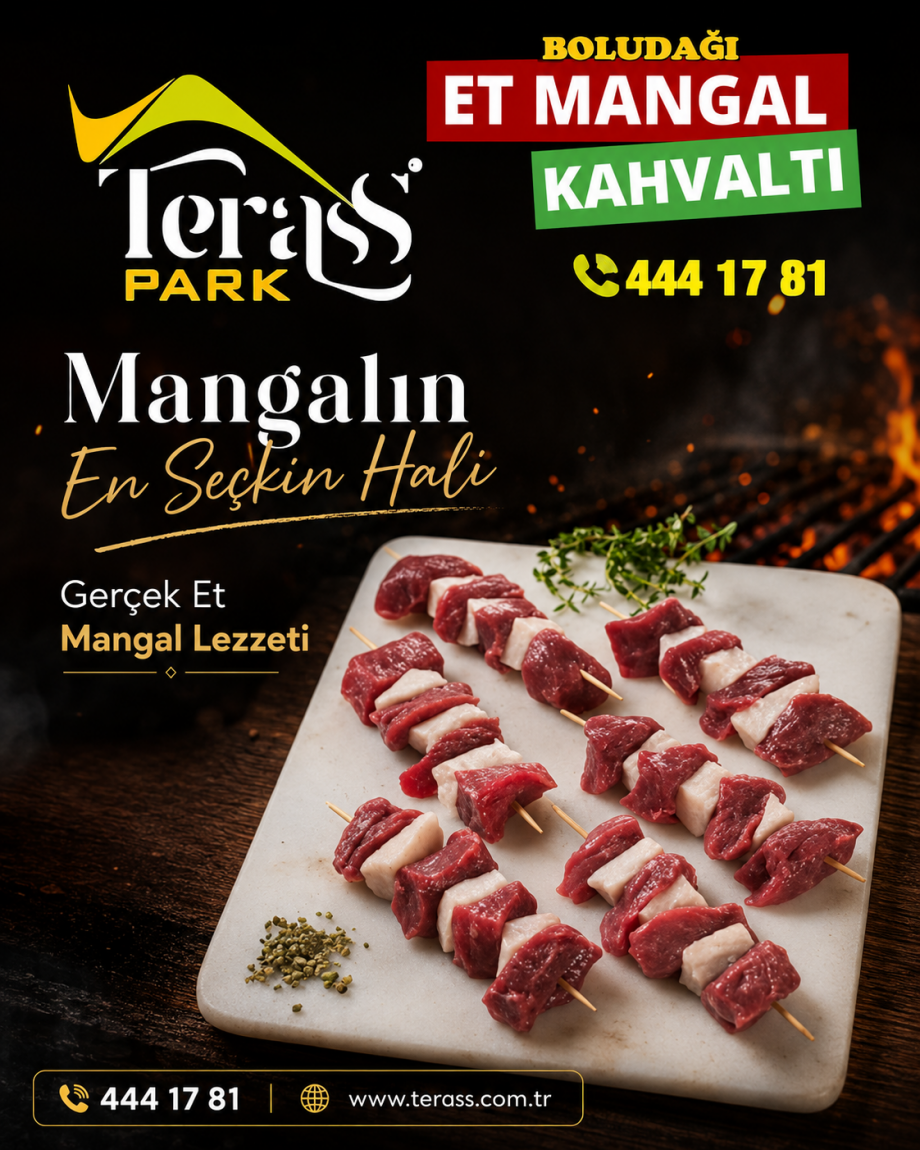 Bolu Dağı Terass Park gerçek et mangal kuzu şiş lezzeti
